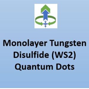 Monolayer Tungsten Disulfide (WS2) Quantum Dots